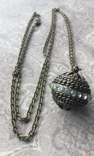 Sarasota bradenton Antique Bronze Locket Necklace