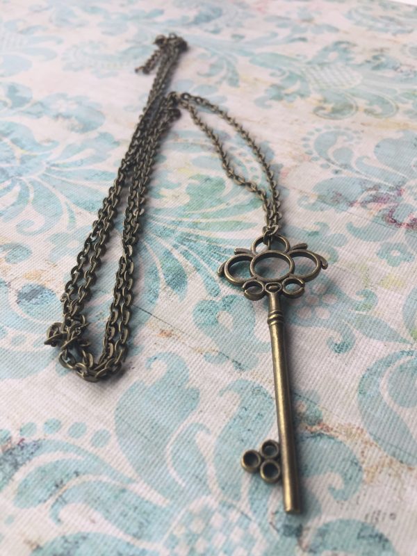 Sarasota Bradenton Antique Bronze Key Necklace