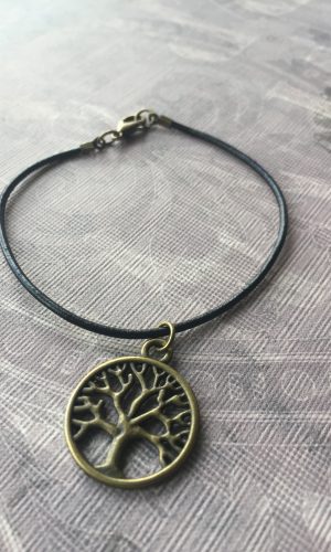 Sarasota Bradenton Black Tree Charm Bracelet