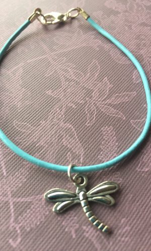 Sarasota bradenton Pale Blue Dragonfly Bracelet