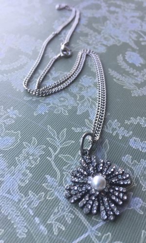 Sarasota Bradenton Silver Gatsby Necklace