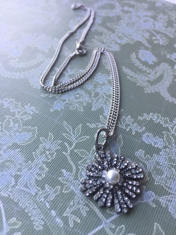 Sarasota Bradenton Silver Gatsby Necklace