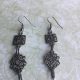 Pewter Art Deco Earrings Sarasota Bradenton